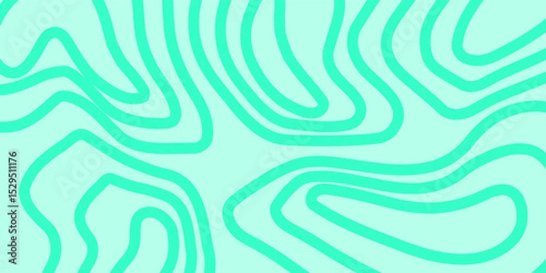 Fototapeta Topographic contour line pattern design