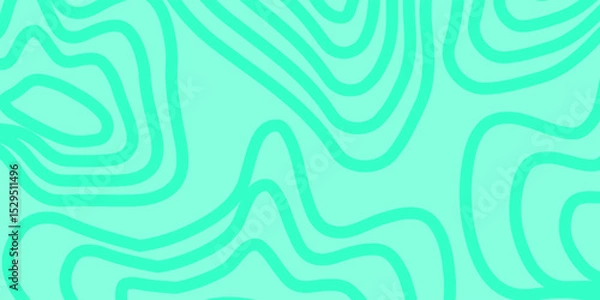 Fototapeta Topographic contour line pattern design