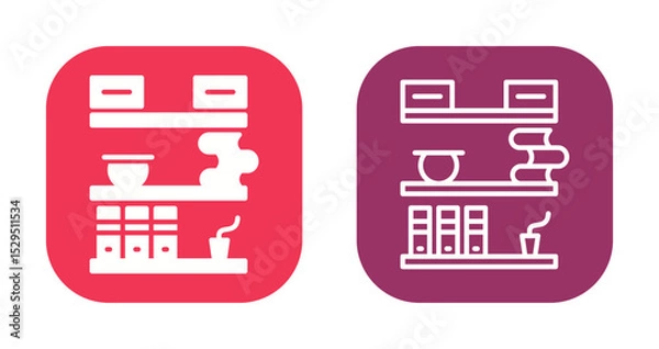Obraz Shelf Icon Design