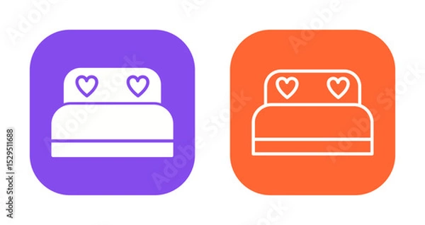 Obraz Bed Icon Design