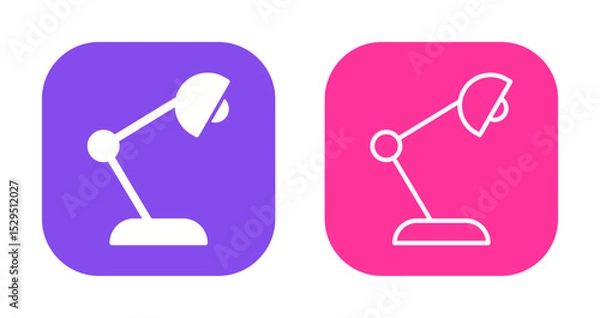 Obraz Lamp Icon Design