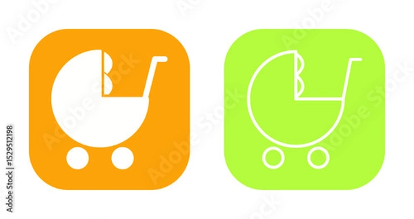 Obraz Baby Crib Icon Design