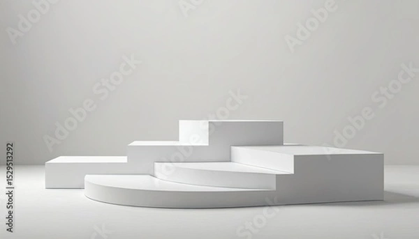 Obraz 3D rendering product background. 6