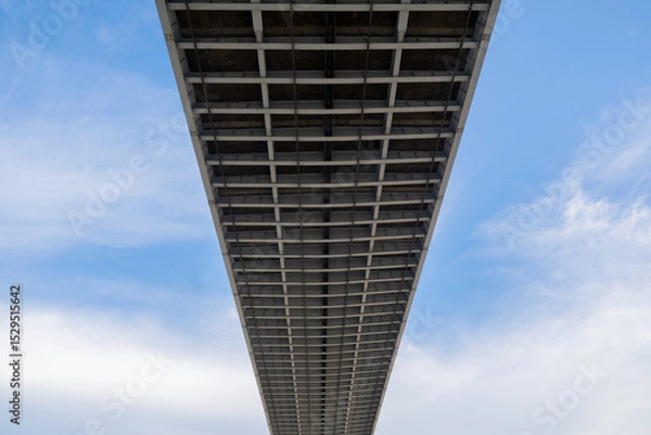 Obraz Under the bridge against the blue sky