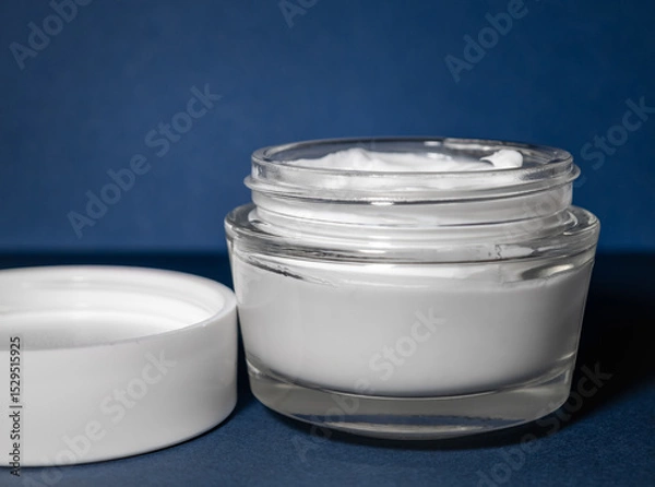 Obraz Care, moisturizing cream with hyaluronic acid and peptides in a glass jar