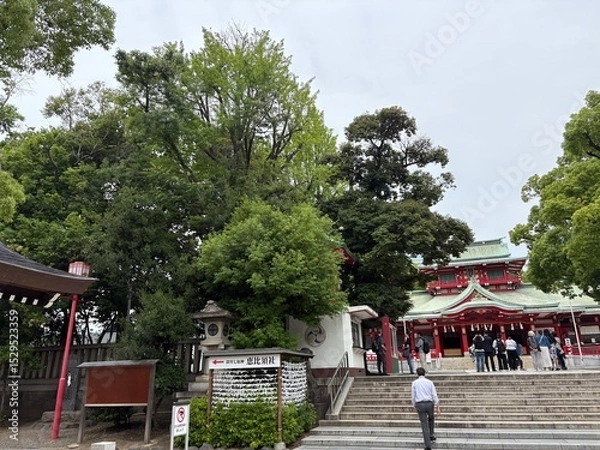 Fototapeta 富岡八幡宮の境内