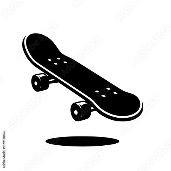 Obraz skateboard isolated on white