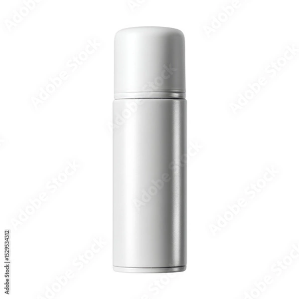 Fototapeta Sleek Modern Flask with a Cap for Hot and Cold Beverages in a Minimalist Style on a White Background Transparent background or png
