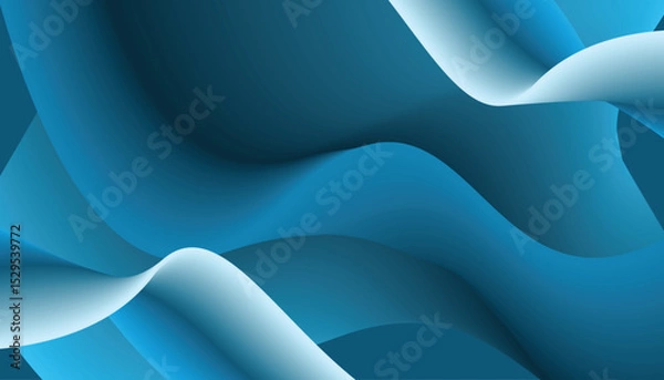 Fototapeta attractive blue gradient abstract background