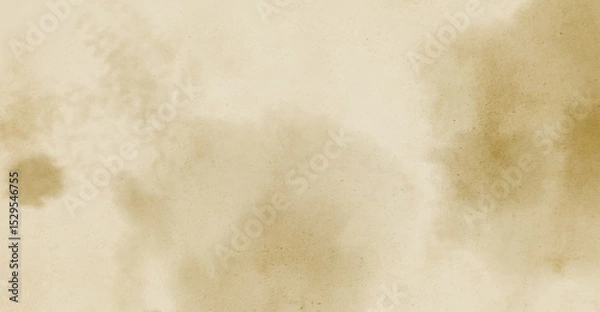 Fototapeta Abstract watercolor art background template. beige and brown watercolor backdrop empty space for text, banner, presentation or product display graphic design