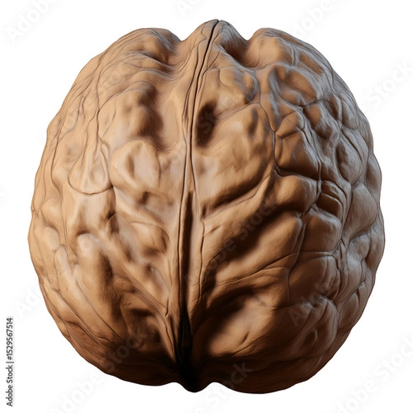 Obraz Whole walnut , isolated on transparent background, png