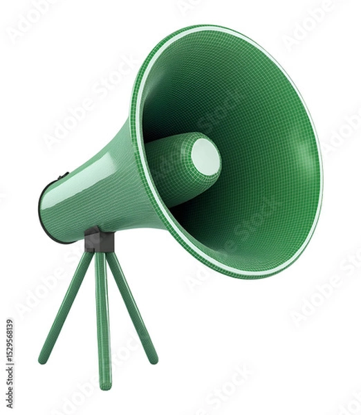 Obraz 3d megaphone , isolated on transparent background, png