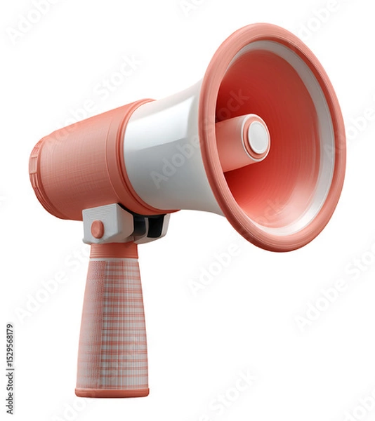 Obraz 3d megaphone , isolated on transparent background, png