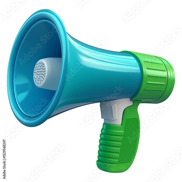 Obraz 3d megaphone , isolated on transparent background, png