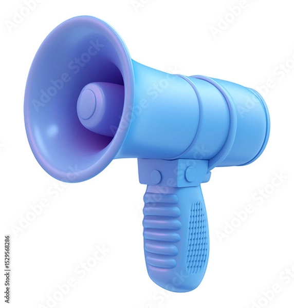 Obraz 3d megaphone , isolated on transparent background, png