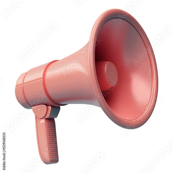 Obraz 3d megaphone , isolated on transparent background, png