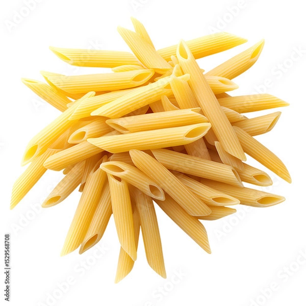 Obraz Pile of fettuchini , isolated on transparent background, png