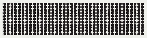 Fototapeta Mid century modern geometric pattern in black and white. Repeated and decorative design that can be used for packaging, decorating, interior design, wallpapers, banners and more.	

