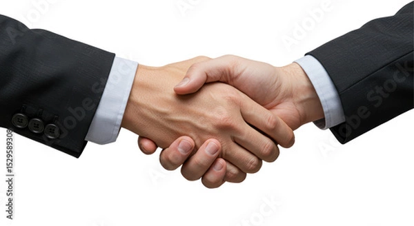 Obraz Isolated Business Handshake