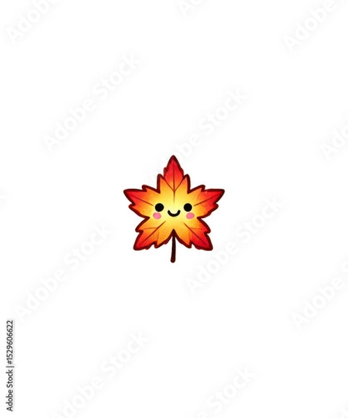 Obraz Christmas and Chinese New Year decorations featuring vibrant autumn leaves, maple foliage, and colorful floral patterns illustrate the beauty of the changing seasons
