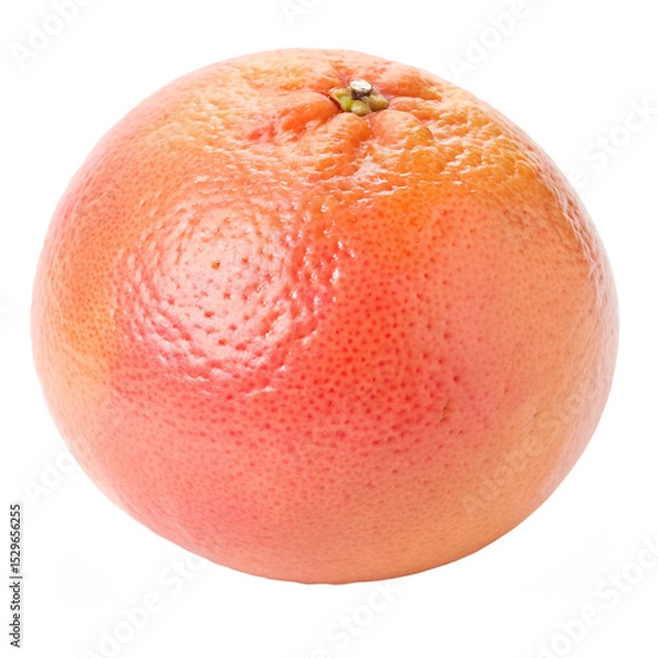 Fototapeta A grapefruit pink isolated on a transparent background