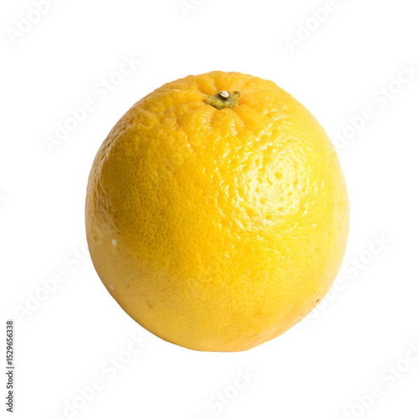 Fototapeta A grapefruit yellow isolated on a transparent background
