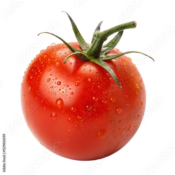 Fototapeta A grape tomato isolated on a transparent background