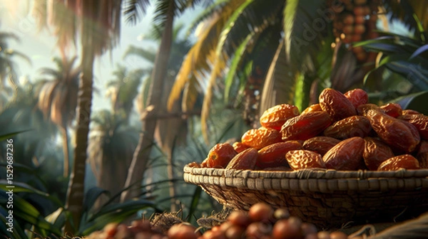 Obraz Sukkari Dates: A Luxurious and Naturally Sweet Treat