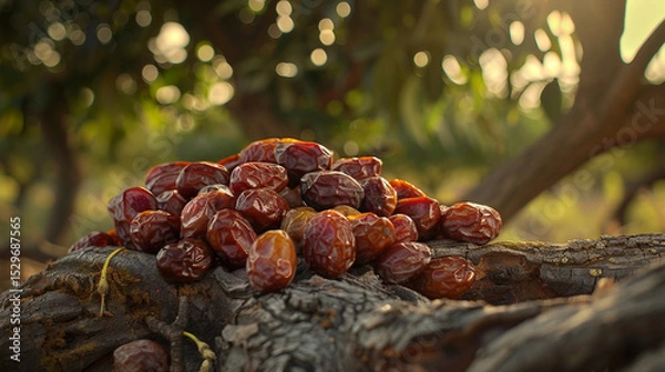 Obraz Sweet Sukkari Dates: A Deliciously Addictive Middle Eastern Delight