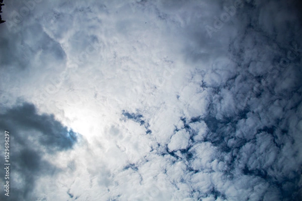 Obraz blue sky with clouds