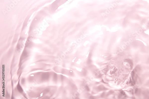 Fototapeta Soft Pink Water Surface with Gentle Waves and Light Reflections