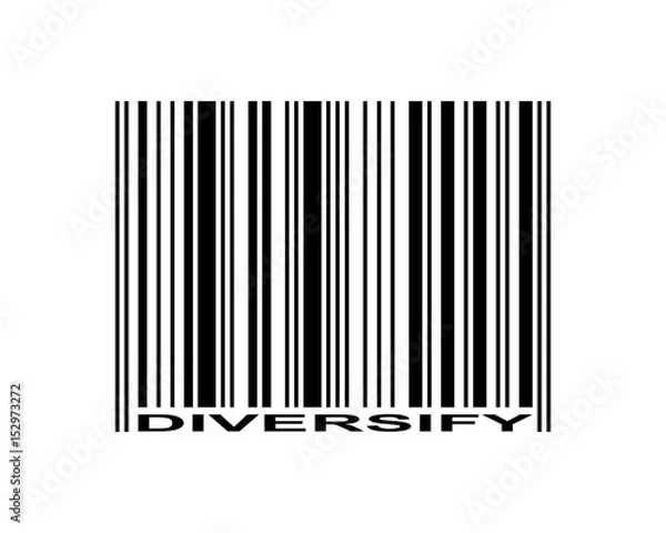 Obraz Diversify Barcode