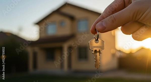 Obraz New Home Keys  Unlocking Your Dream House and the Path to Homeownership