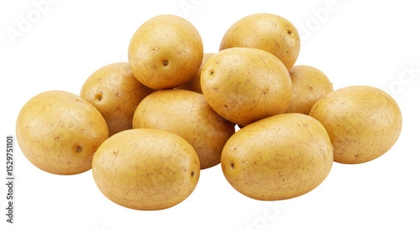 Obraz Isolated Potatoes
