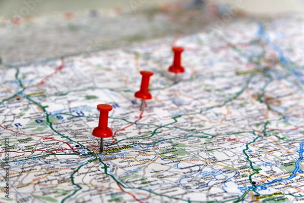 Obraz Mapa drogowa
