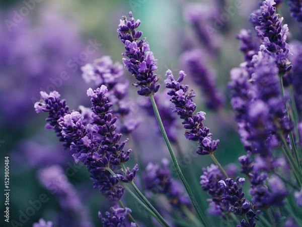 Obraz lavender flowers in the garden, generative ai