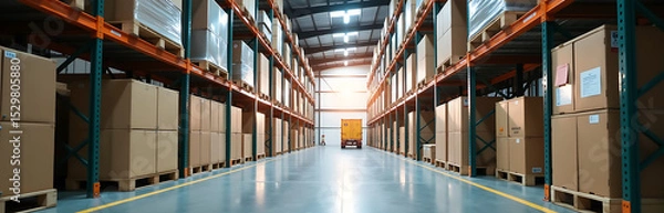 Obraz customs warehouse sustainable logistics renewable
