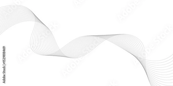 Obraz Abstract background with business lines  wave element for design. Digital frequency track equalizer. Stylized line art background. Vector illustration. Wave with lines
 