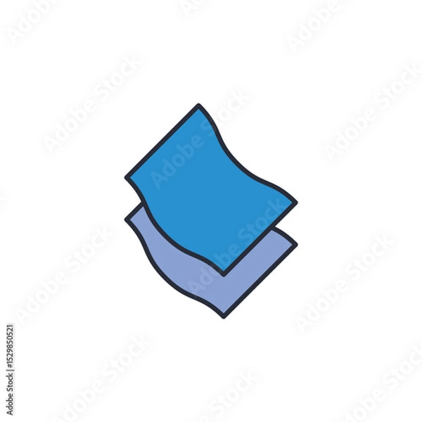 Obraz layer icon. projector Symbol sign for mobile concept and web design. Vector icon, Logo illustration, Vector graphics