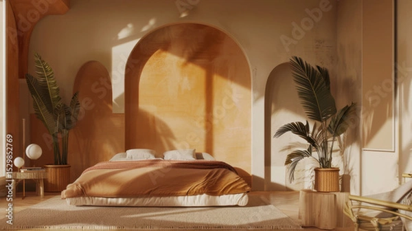 Obraz mockup frame in home interior