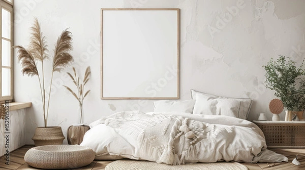 Obraz mockup frame in home interior