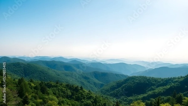 Obraz mountain landscape with clouds