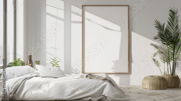 Obraz mockup frame in home interior