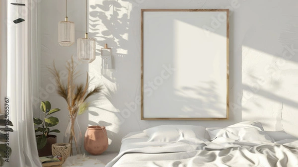 Obraz mockup frame in home interior