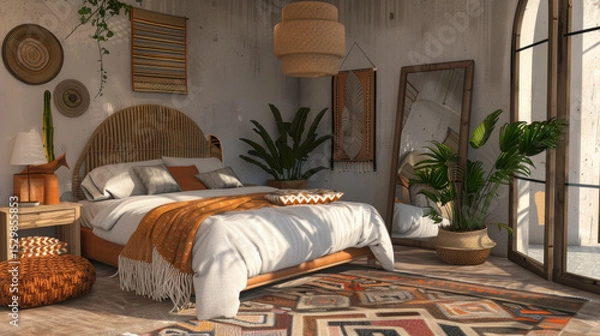 Obraz mockup frame in home interior