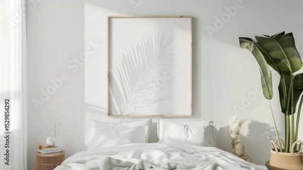 Obraz mockup frame in home interior
