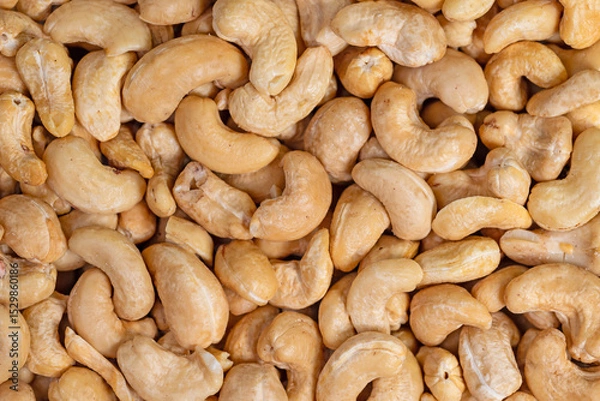 Obraz Cashewkerne in einer Nahaufnahme