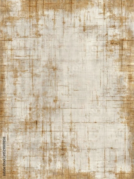 Obraz Beige and Brown Worn Fabric Texture Background