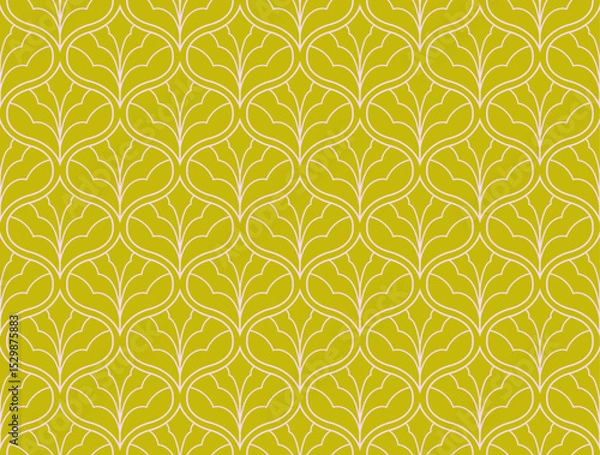 Obraz Seamless art deco abstract pattern. Geometric modern background. Vector illustration.