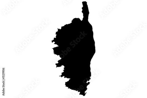 Obraz corse carte